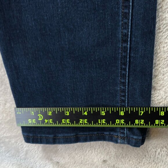 Lee Womens Jeans Size 14M Regular Fit Straight Leg Mid Rise Blue Denim Casual - Picture 8 of 15